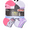 White, variant on Athletic Works Girls Cushioned No Show Socks, 10-Pack, Sizes S (6-10.5) - L (4-10)