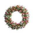 thumbnail image 2 of Spring Wreaths For Front Door, Valentines Day Wreaths For Front Door, Door Wreaths For Front Door Outside All Season, 16.5x16.5 In Eucalyptus Cherry Wreath, 2 of 7
