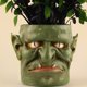 thumbnail image 1 of Cara humana creativa transfronteriza cabeza de fantasma expresión de horror divertida maceta de resina jardín escritorio suculenta planta verde adornos en maceta, 1 of 5