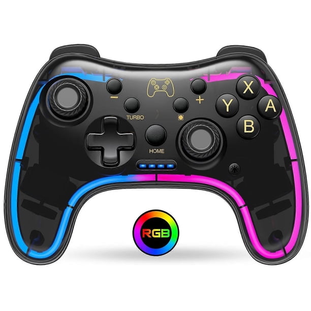 Switch Controller Compatible with Switch/Lite/OLED Controller, Switch Pro Controller With RGB Breathing LED