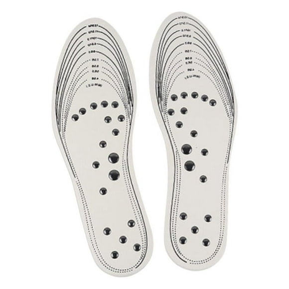 EeaseMX Plantillas de salud con imán de algodón viscoelástico Plantillas adaptables Plantillas terapéuticas recortables para estimular puntos de presión Acupresión y reflexología Mejora la circulación