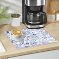thumbnail image 4 of Coffee Mat Coffee Bar Maker Mat Backed Absorbent Nonslip Coffee Station Mat For Kitchen Countertop Fast Dry Washable Dish Drying Mat 18x12Inch, 4 of 6