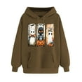 thumbnail image 6 of CFLVAEK Plus Size Hoodies for Women Cute Graphic Sweatshirts with Hood Oversized Long Sleeve Fall Hoodie Sweatshirt with Pockets for Holiday Brown L, 6 of 6