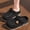 Black, variant on New Women's Fashion Clogs, Casual Indoor/Outdoor Clogs, Indoor Slippers for Showering with Anti-Slip Sole, Outdoor Slippers for Travel, Vacation, and Beach, Unisex Couple's Slippers, Women Shoes