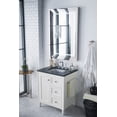 thumbnail image 5 of James Martin Vanities 30" Single Vanity, Bright White w/ 3 CM Charcoal Soapstone Quartz Top, 5 of 7