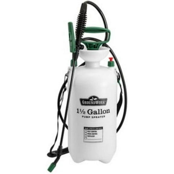 GroundWork LFSX-6B Pump Sprayer 1.5 gal. For Indoor and Outdoor