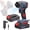 2 Batteries EU Plug, variant on NFTIGB 21V Multi-function Electric Screwdriver, 55Nm Torque Brushless Motor, Practical Screw Driver for Home Appliances Furniture Installation Automotive Electronics Repairing, Bare Tool, No Battery
