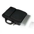 thumbnail image 4 of Bolsa protectora para portátil, funda para portátil de 14,1 a 15,4 pulgadas, tamaño universal (aplicable a MAC nuevo de 16 pulgadas), bolsa de mensajero para computadora, color negro, 4 of 5