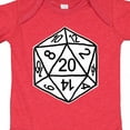 thumbnail image 3 of Inktastic 20 Sided White Dice Boys or Girls Baby Bodysuit, 3 of 4