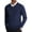 Navy, variant on HAOMEILI Mens V Neck Dress Sweater Long Sleeve Slim Fit Fashion Pullover Sweater