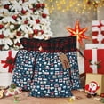 thumbnail image 6 of Rocae Dental Seamless Print Christmas Drawstring Linen Gift Bag with Drawstrings Treat Bag Goody Present Bags for Christmas Party Favor, 6 of 8