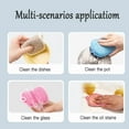 thumbnail image 7 of 6pack Microfiber Cleaning Cloth (12.6"x12.6") + 6pack Large Sponges,Non Scratch,Ultra fine Fiber Wiping+Stainless Steel Wire to Remove Stubborn Stains,Durable Thickening (12 pack), 7 of 7