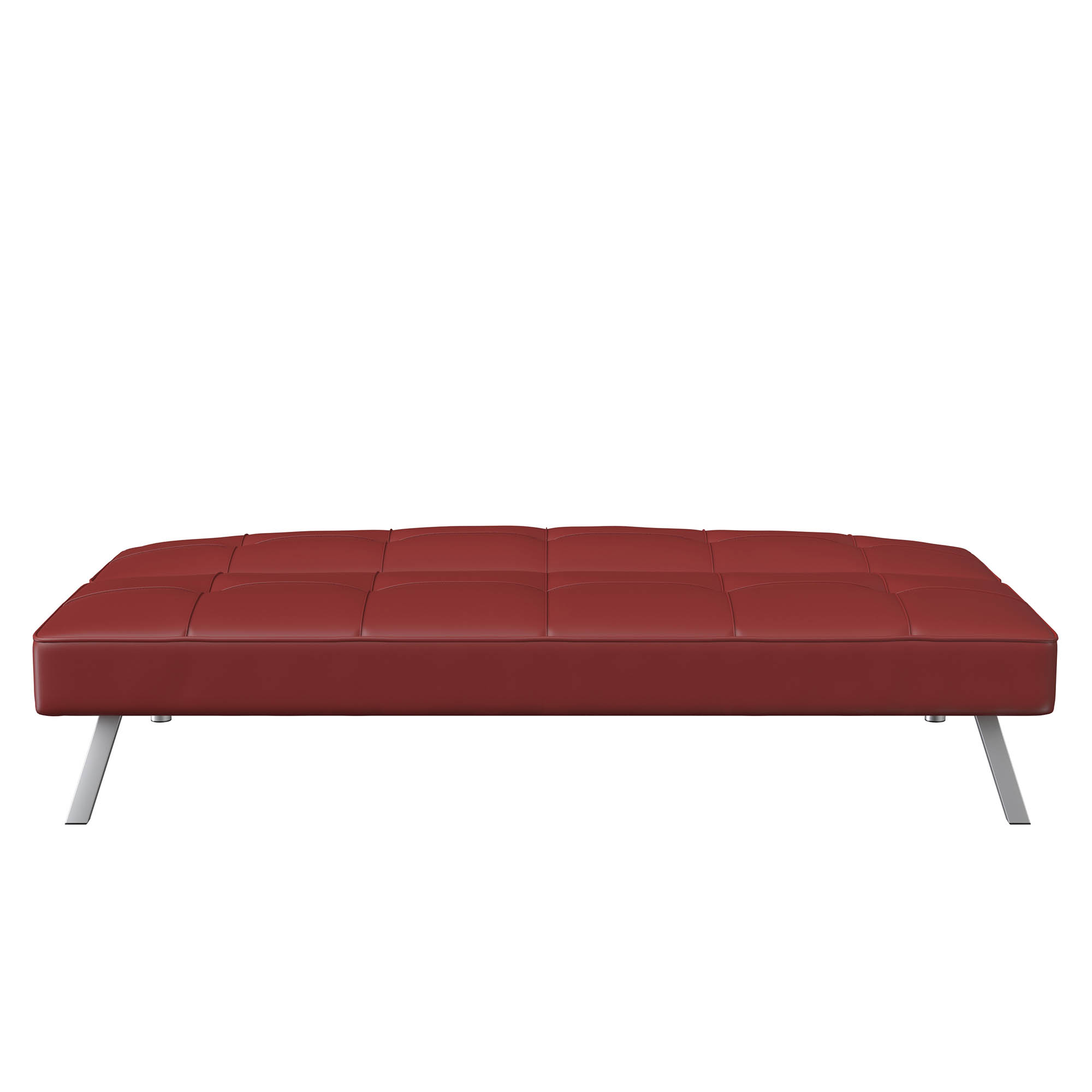 Serta Chelsea Modern Futon, Red Faux Leather - image 5 of 12