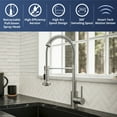 thumbnail image 5 of Karran Usa KKF228SS Loxton Touchless 1.8 GPM Single Hole Kitchen Faucet - Stainless Steel, 5 of 6
