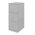 Space Solutions 3 Drawer Modern Metal Vertical File with Lock
