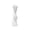 White, variant on Modern Abstract Heart Shaped Decorative Vase Matte Plastic Flower Vase for Living Room Bedroom Wedding Valentine’s Day Gift Table Centerpiece Ornament