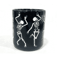 thumbnail image 4 of Way To Celebrate Halloween Black Dancing Skeleton Stoneware Mug Set, 2-Pack, 18.7 oz, 4 of 4