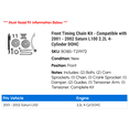 thumbnail image 2 of Front Timing Chain Kit - Compatible with 2001 - 2002 Saturn L100 2.2L 4-Cylinder DOHC, 2 of 2