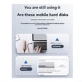 thumbnail image 4 of Disque SSD Externe 2,5 Pouces 2000 Mo/s Disque SSD Externe 512 Go USB 3.2 Gen2 Type-C pour Ordinateurs Portables, 4 of 7