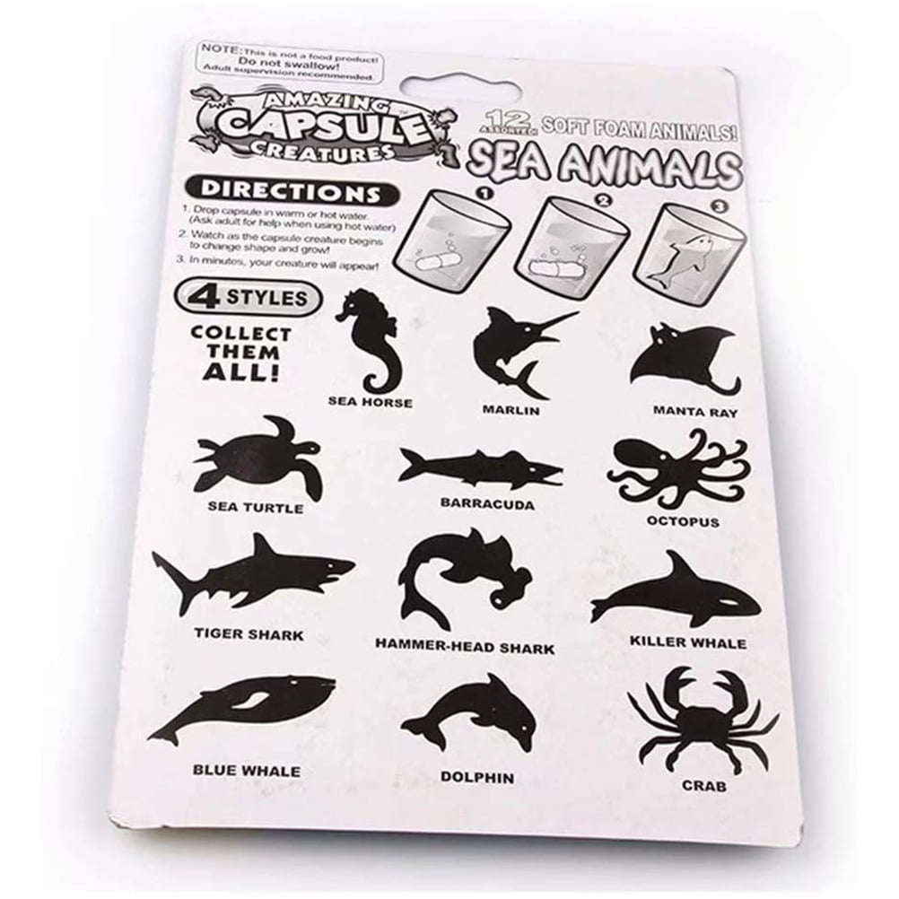 Amazing Grow Capsules 4 Packs Amazing Grow Capsules Growing In Water Animals Toys Capsules Party Supply | Walmart Canada Amazing Grow Capsules 4 Packs Amazing Grow Capsules Growing In Water Animals Toys Capsules Party Supply | Walmart Canada