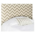 thumbnail image 2 of SAFAVIEH Ziggy Chevron Stripes Upholstered Headboard, Full, Black/White Zig Zag, 2 of 6