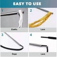 thumbnail image 4 of 10PCS Drawstring Threaders Spring Drawstring Needle Threader, DIY Rope Threader Clip, Drawstring Threader Tool, 4 of 7