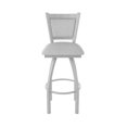 thumbnail image 5 of 870 Hadleigh 25" Swivel Counter Stool with Anodized Nickel Finish and Graph Alpine Seat and Back, 5 of 5
