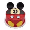 Mickey Mouse & Minnie Mouse Double Layer Round Cake