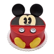 Mickey Mouse & Minnie Mouse Double Layer Round Cake