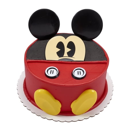 Mickey Mouse & Minnie Mouse Double Layer Round Cake