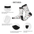 thumbnail image 4 of Pofeuu Cute French Bulldog Print Crew Socks, Adult Running Hiking Socks for Youth and Adult, 4 of 7
