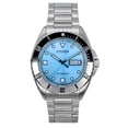 thumbnail image 1 of Citizen Sport Stainless Steel Light Blue Dial Automatic NH7530-52L 100M Men's Watch, 1 of 3