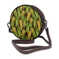 thumbnail image 2 of Lsque Corn 2 Pattern Shoulder Bag – Microfiber Leather Crossbody with Detachable Strap & Handle Ring, Waterproof & Durable, Elegant Everyday Carry, 2 of 5