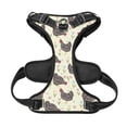 thumbnail image 5 of Lsque Chickens And Flowers Dog Harness, No-Pull Pet Harness with 2 Leash Clips, Adjustable Soft Padded Dog Vest with Easy Control Handle for Large Dogs-X-Large, 5 of 9