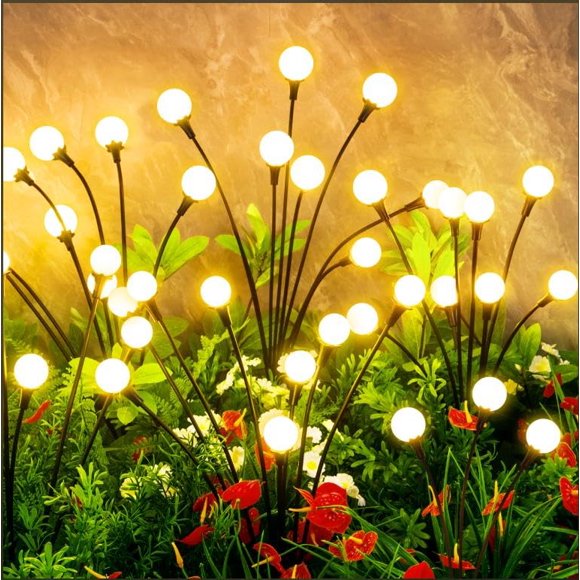 Luces solares para exterior Vignuto, 2 unidades, 16 LED, impermeables IP65