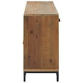 thumbnail image 3 of vidaXL Sideboard Brown 110x35x70 cm Solid Pinewood, 3 of 4