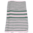 thumbnail image 6 of 6 Pack Poolside Beach Pool Spa Towels Striped Jade & White 100% Cotton 30" x 70", 6 of 9