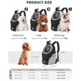 thumbnail image 3 of Popular! M Code Backpack For Dogs, Breathable, Adjustable Backpack For Dogs And Cats With Waterproof Bottom, Padded Shoulder Straps, Backpack For Travel Dogs, 3 of 5