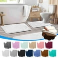 thumbnail image 5 of Moocorvic Super Absorbent Bathroom Floor Mat Set of 3 Coral Velvet Non-Slip Toilet Mats, Shower & Bathtub Mats for Household Bathrooms, 5 of 5