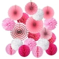 thumbnail image 2 of Hot Tools Hanging Paper Fans Flower Ball Tissue Paper Flower and Honeycomb Balls, 2 of 2