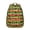 Orange, variant on Mushroom Patterned Laptop Backpack for School, Roomy College Bookbag with Multiple Pockets, Comfortable Carry, Great Gift for Students and Teens Campus Life
