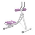 thumbnail image 2 of jinwen Foldable ABS Trainer Home Use Fitness Equipment LED Display Body Building Muscle White, 2 of 9