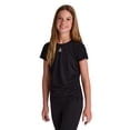 thumbnail image 2 of Reebok Girl's Legacy Short Sleeve Ruched Performance Top, Sizes 4-18, 2 of 7