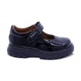 thumbnail image 3 of Zapato escolar Coqueta para niña de charol negro Thunder con perforado, 3 of 7