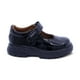 thumbnail image 3 of Zapato escolar Coqueta para niña de charol negro Thunder con perforado, 3 of 7