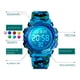 thumbnail image 5 of Reloj Niños Deportivo Led Contra Agua Camuflaje Militar Nado Color De La Correa Azul Claro, 5 of 8
