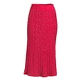 thumbnail image 4 of Nine.Eight Women's High-Waisted Midi Swing Skirt, 4 of 5