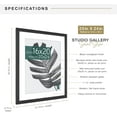 thumbnail image 7 of MCS Studio Gallery 20x24 Matted to 16x20 Poster Frame Black Woodgrain, Vertical & Horizontal Wall Hanging Large Picture Frame for Photos, Posters & Art Prints (1-Pack), 7 of 7