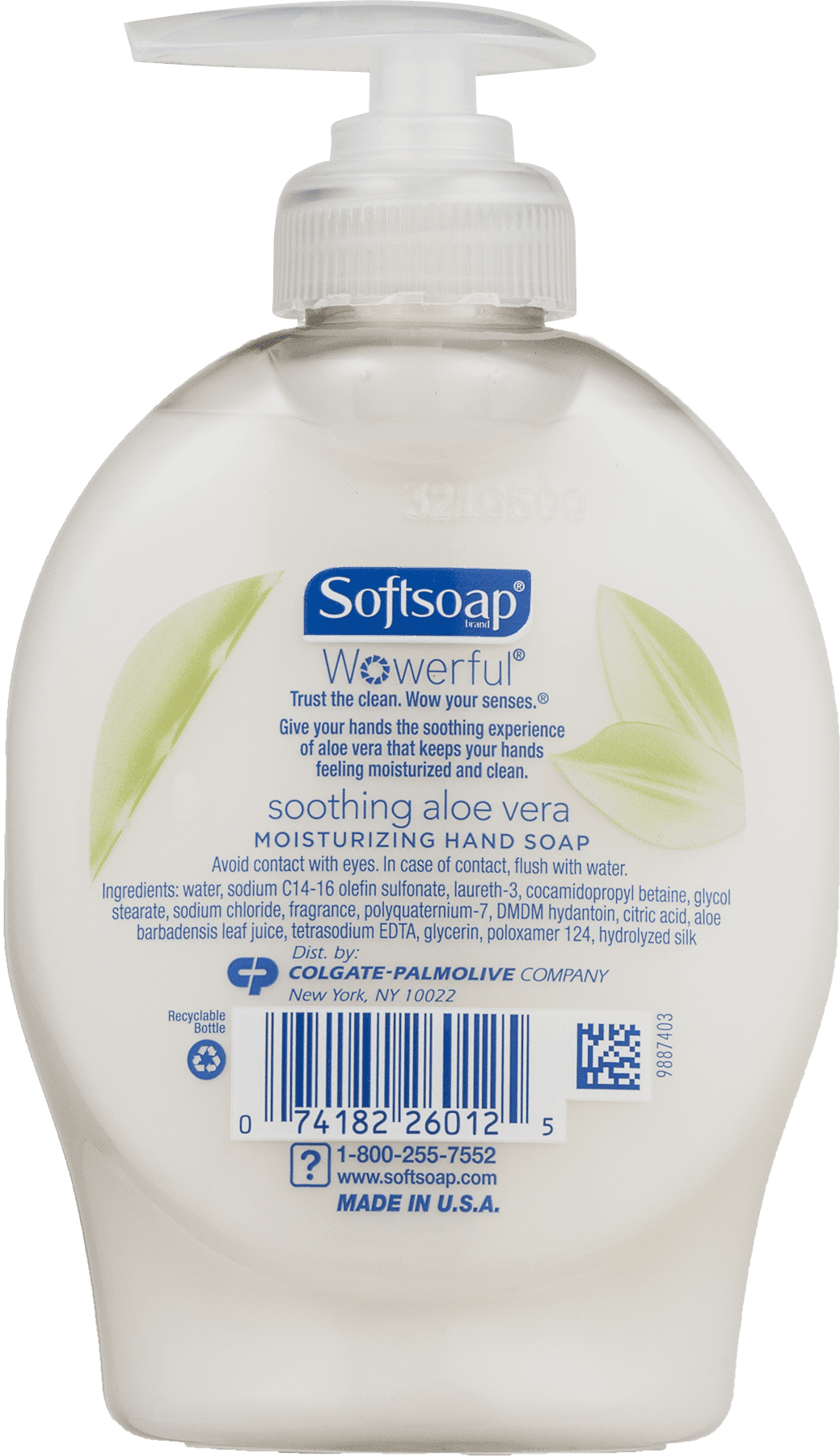 Softsoap Soothing Aloe Vera Moisturizing Hand Soap, 7.5 fl oz, 6 Pack