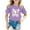 Q1Purple, variant on Easter Bunny Print Girls Casual Short Sleeve Round Neck Tee Top for Spring Holiday Outfits Size:10-11 Years